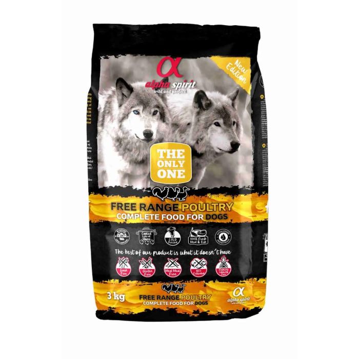 Alpha Spirit The Only One Canine Adult Aves De Corral 3 kg