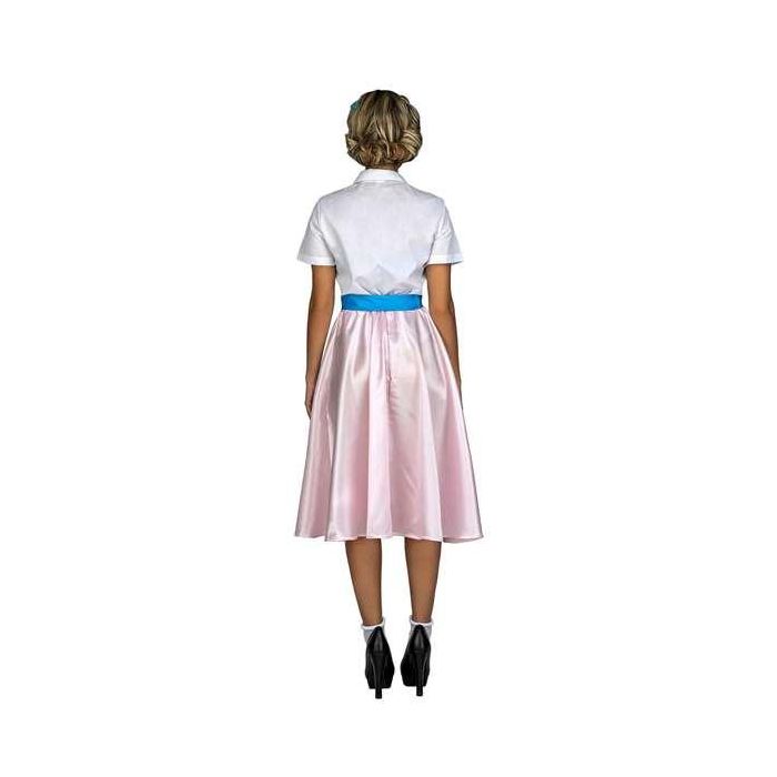 Disfraz pink lady talla m-l (vestido, cinturón y tocado) 3 Disfraz pink lady talla m-l (vestido, cinturón y tocado) 3