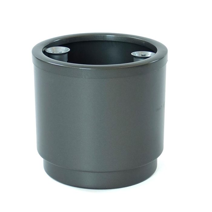 Plastiken Hidrojardinera Hidro antracita Ø26cm 12L con sistema autorriego 0 Plastiken Hidrojardinera Hidro antracita Ø26cm 12L con sistema autorriego 0