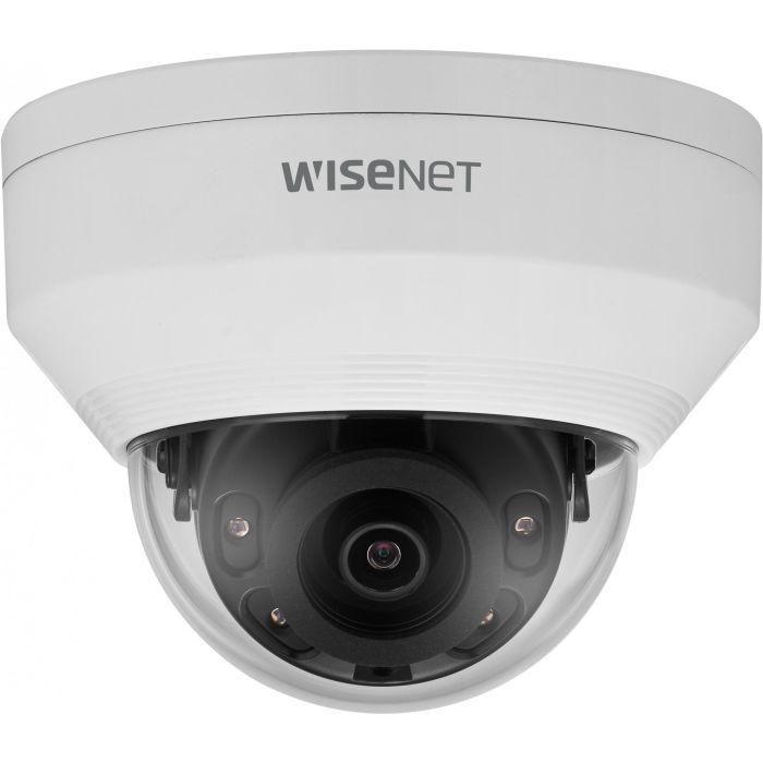 Hanwha Techwin Cámara Dome IP 4MP Exterior ANO-L7012R WDR Visión Nocturna 20m Interior/Exterior Montaje Techo IP66 IK10 PoE 1