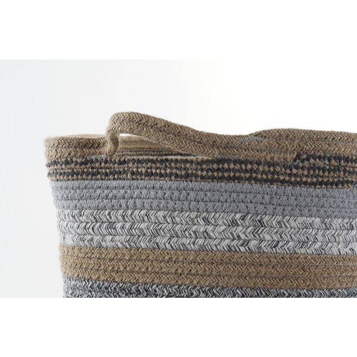 Cesta Boho DKD Home Decor Gris Natural 40 x 45 x 40 cm Set de 2 1 Cesta Boho DKD Home Decor Gris Natural 40 x 45 x 40 cm Set de 2 1
