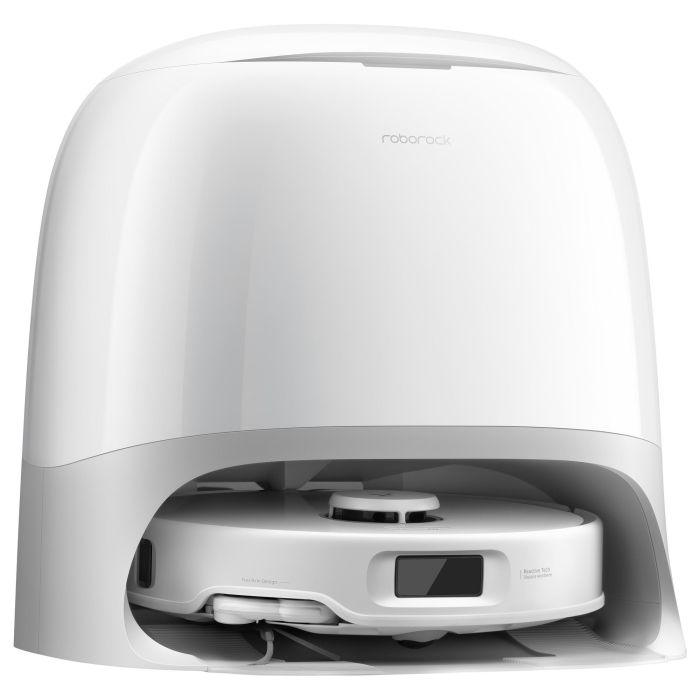 Roborock Qrevo Curv 5A1 Robot Aspirador y Fregador con Estación Base Multifunción Sin Bolsa, Color Negro y Blanco Roborock Qrevo Curv 5A1 Robot Aspirador y Fregador con Estación Base Multifunción Sin Bolsa, Color Negro y Blanco