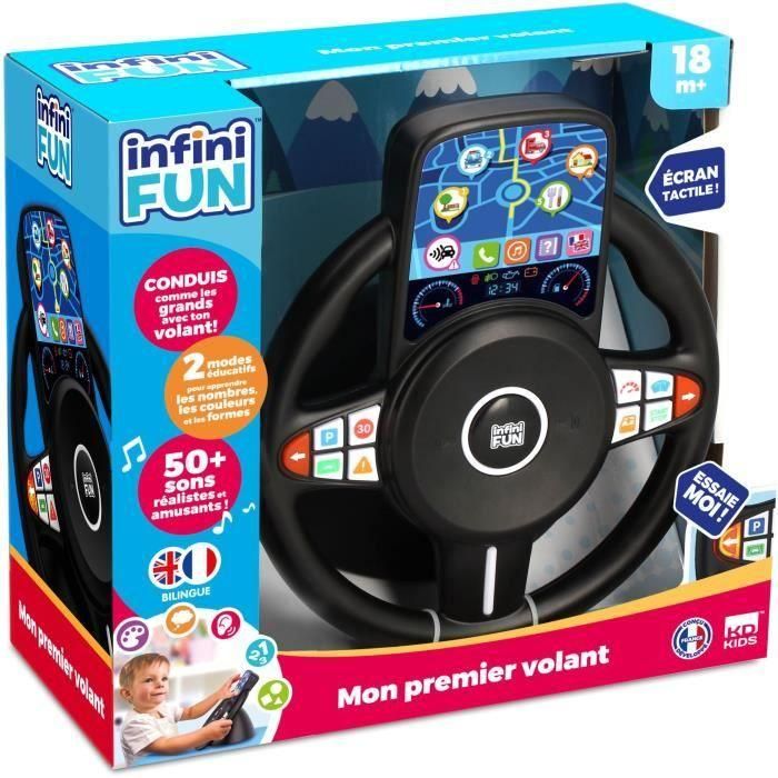 Volante de juguete - KD - Mi primer volante - Realista y ergonómico para niños pequeños 2 Volante de juguete - KD - Mi primer volante - Realista y ergonómico para niños pequeños 2