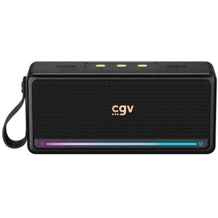 Altavoz Bluetooth - CGV - 50910 - SolidVibe Max - Subwoofer de 20 W (2 x 10 W) 1 Altavoz Bluetooth - CGV - 50910 - SolidVibe Max - Subwoofer de 20 W (2 x 10 W) 1