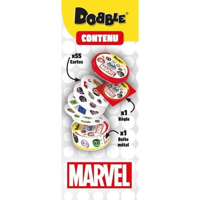 Juego de fiesta - ASMODEE - Dobble: Marvel Emoji (Eco Sleeve) - 6 años - Exterior - Mixto