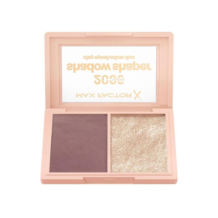 Max Factor 2000 Calorie Shadow Shaper Sombra de Ojos #030 Shell Shadow, 4 g, Paleta Mate y Brillante para Definir y Realzar la Mirada