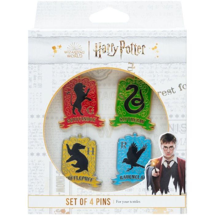 Set 4 pins Hogwarts Harry Potter 1