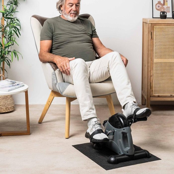 Pedaleador Estático para Piernas y Brazos con Esterilla Velora 2100 InnovaGoods