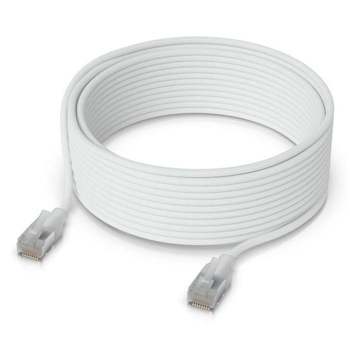 Ubiquiti Premium, Cat 6A, RJ45/RJ45, 10 GbE, PoE++, translucent/white, braided, 12 m 1 Ubiquiti Premium, Cat 6A, RJ45/RJ45, 10 GbE, PoE++, translucent/white, braided, 12 m 1