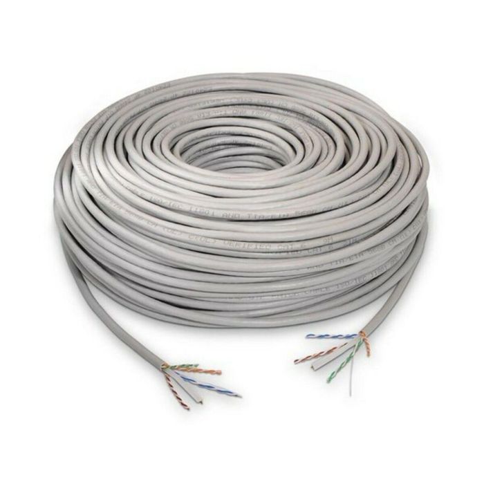 Bobina de Cable RJ45 UTP Nanocable 10.20.0502 Cat.6/ 100m/ Gris