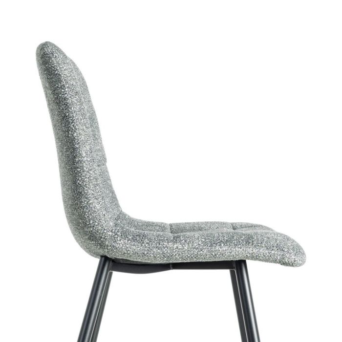 Silla Jaspeado Verde Tejido-Metal 44 X 52 X 86 cm