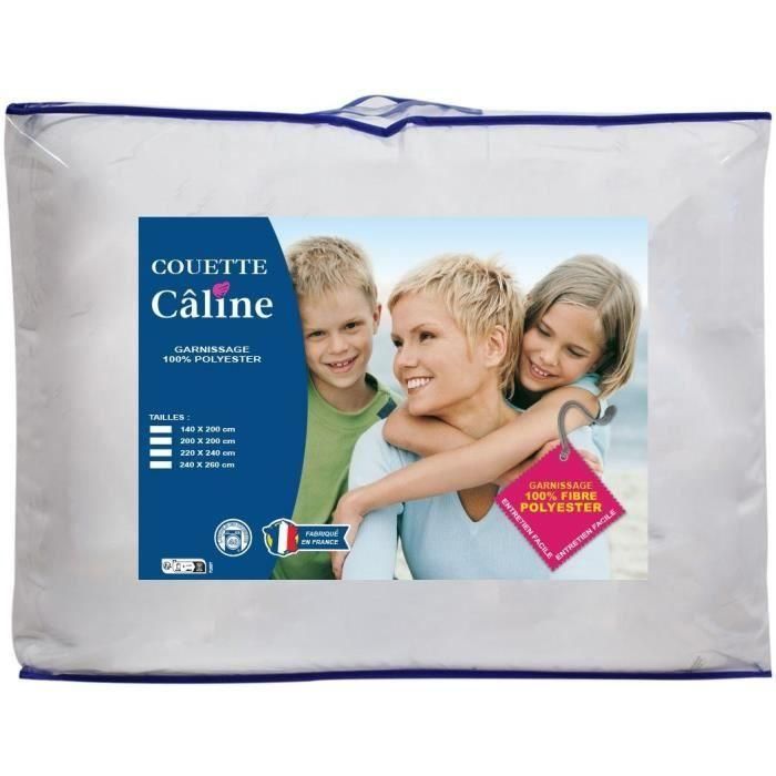 Edredón nórdico especial - Templado - 240 x 220 cm - 250 g/m² - Blanco Edredón nórdico especial - Templado - 240 x 220 cm - 250 g/m² - Blanco