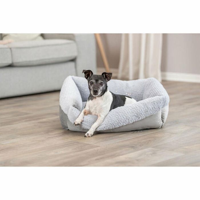 Cama para Perro Trixie Livia Soft Gris 100 x 70 cm 2