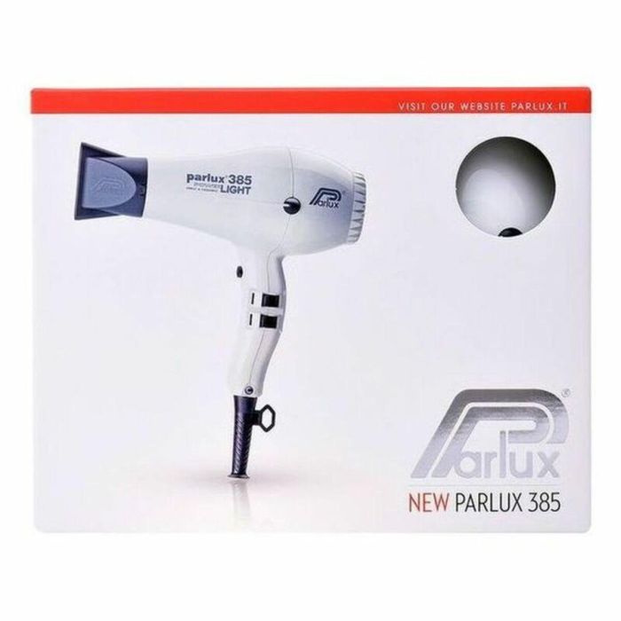 Parlux 385 POWERLIGHT Secador de Pelo Profesional, 2150W, Tecnología Iónica, 4 Temperaturas, 2 Velocidades, Blanco Parlux 385 POWERLIGHT Secador de Pelo Profesional, 2150W, Tecnología Iónica, 4 Temperaturas, 2 Velocidades, Blanco