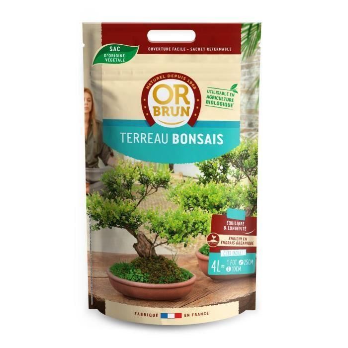 GOLD BROWN Tierra para bonsáis 4l GOLD BROWN Tierra para bonsáis 4l