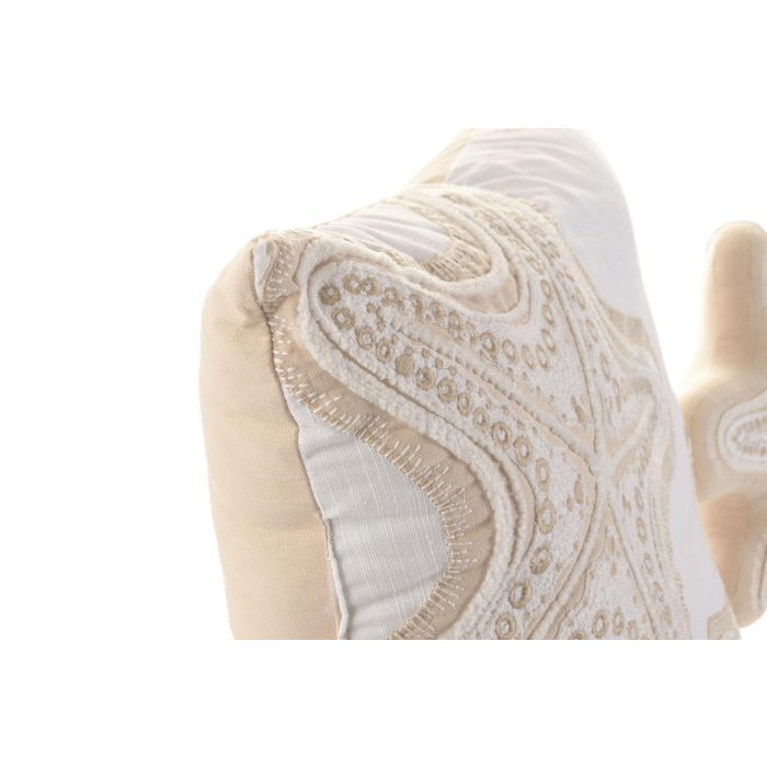 DKD Home Decor Cojin Mediterraneo Crema 50 x 10 x 50 cm Set de 2 DKD Home Decor Cojin Mediterraneo Crema 50 x 10 x 50 cm Set de 2