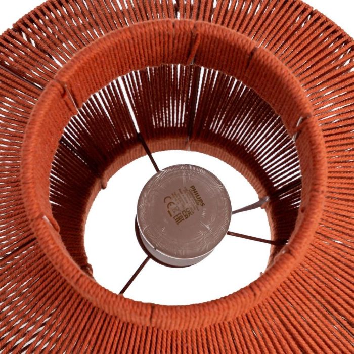 Lámpara Mesa Teja Cuerda de Papel 30 X 30 X 28,50 cm