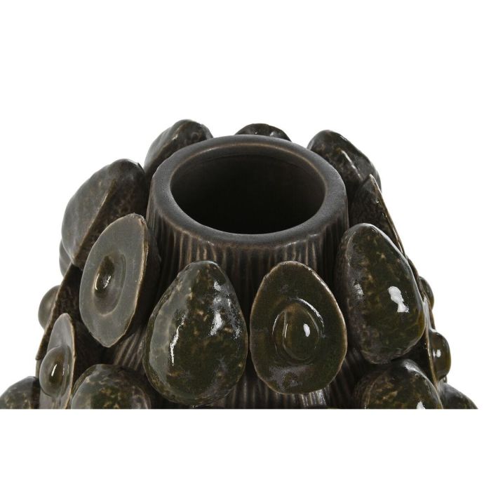 DKD Home Decor Jarrón Tropical de Gres Verde con Diseño de Aguacates (25 Ancho x 30 Alto x 25 Largo cm) 3 DKD Home Decor Jarrón Tropical de Gres Verde con Diseño de Aguacates (25 Ancho x 30 Alto x 25 Largo cm) 3