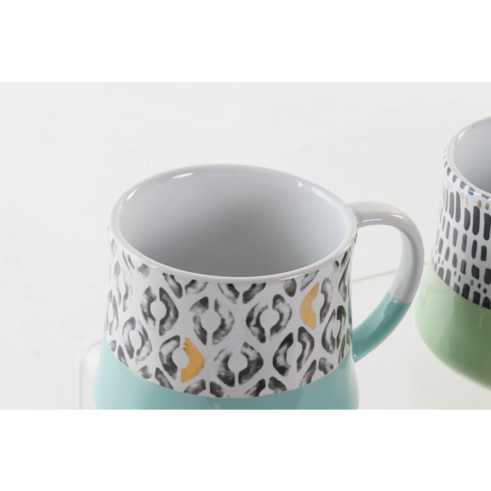 Mug Scandi DKD Home Decor Multicolor 10 x 8.5 x 12 cm (12 Unidades) 1 Mug Scandi DKD Home Decor Multicolor 10 x 8.5 x 12 cm (12 Unidades) 1
