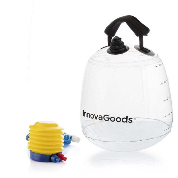 Pesa Rusa de Agua para Entrenamiento Fitness con Guía de Ejercicios Fibell InnovaGoods 4 Pesa Rusa de Agua para Entrenamiento Fitness con Guía de Ejercicios Fibell InnovaGoods 4