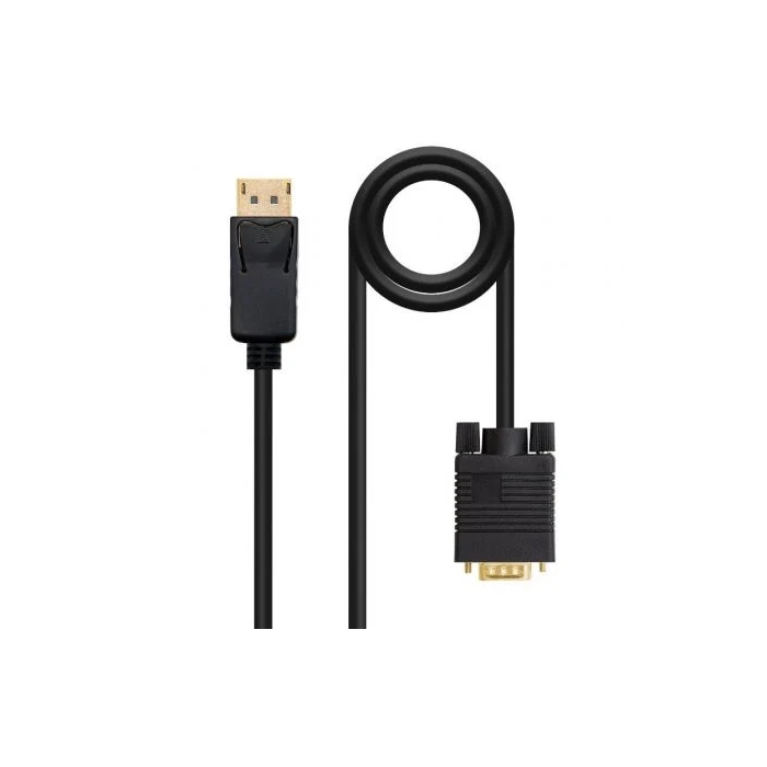 Nano Cable 10.15.4402 Cable Conversor DisplayPort Macho a VGA Macho 2m Negro