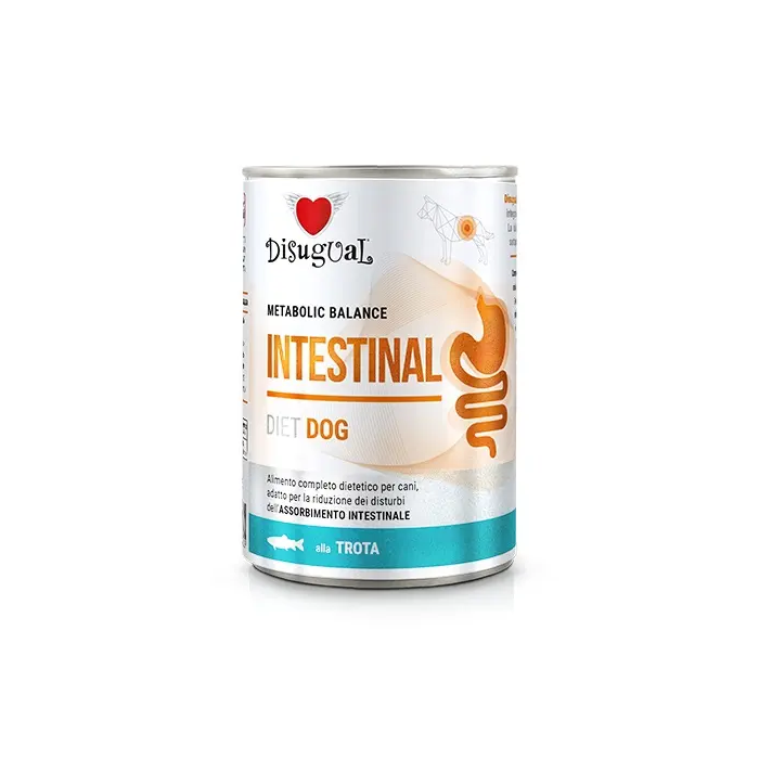 Disugual Diet Dog Intestinal Trucha 6x400 gr