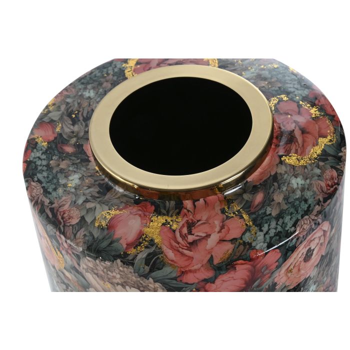 Jarron Shabby DKD Home Decor Rosa Multicolor 24 x 30.5 x 24 cm (2 Unidades) 1 Jarron Shabby DKD Home Decor Rosa Multicolor 24 x 30.5 x 24 cm (2 Unidades) 1