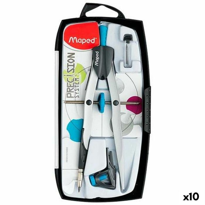 Compás Maped 3 Piezas (10 Unidades) Compás Maped 3 Piezas (10 Unidades)