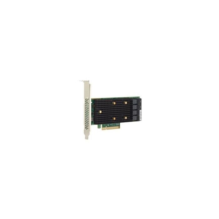 Broadcom 9400-16i 16-Port Interno Tri-Mode HBA SAS/SATA PCIe Perfil bajo para Windows/Linux