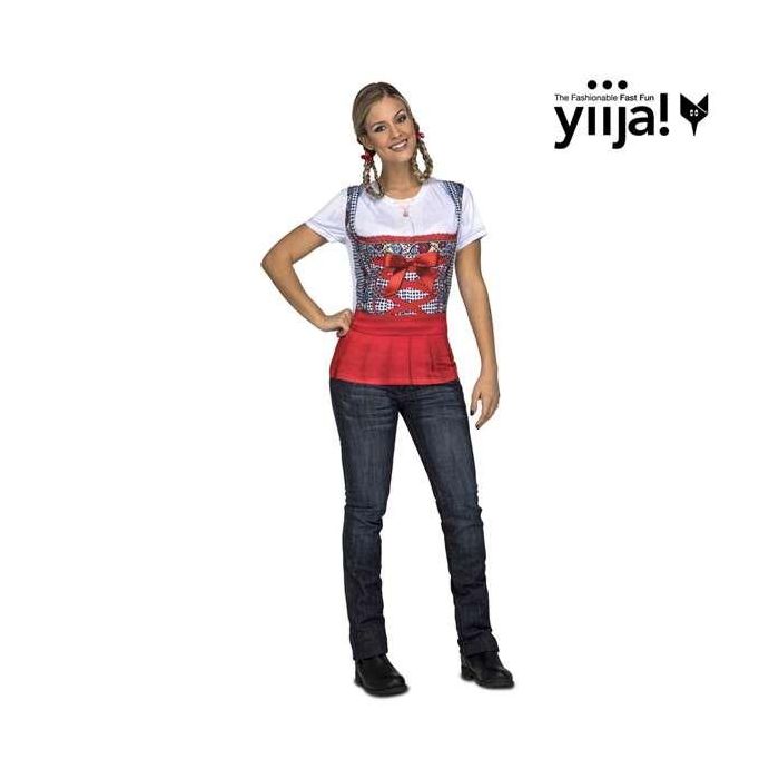 My Other Me Disfraz Oktoberfest Rojo para Mujer Adulto Talla M (Camiseta) 4