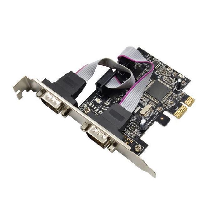 MicroConnect PCI Express ASIX AX99100 2S DB9 Serial RS232-Port MicroConnect PCI Express ASIX AX99100 2S DB9 Serial RS232-Port