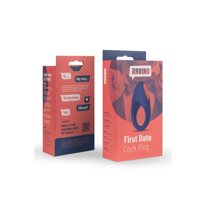 Anillo para el Pene FeelzToys RRRING First Date Vibrador (28 mm) 4 Anillo para el Pene FeelzToys RRRING First Date Vibrador (28 mm) 4