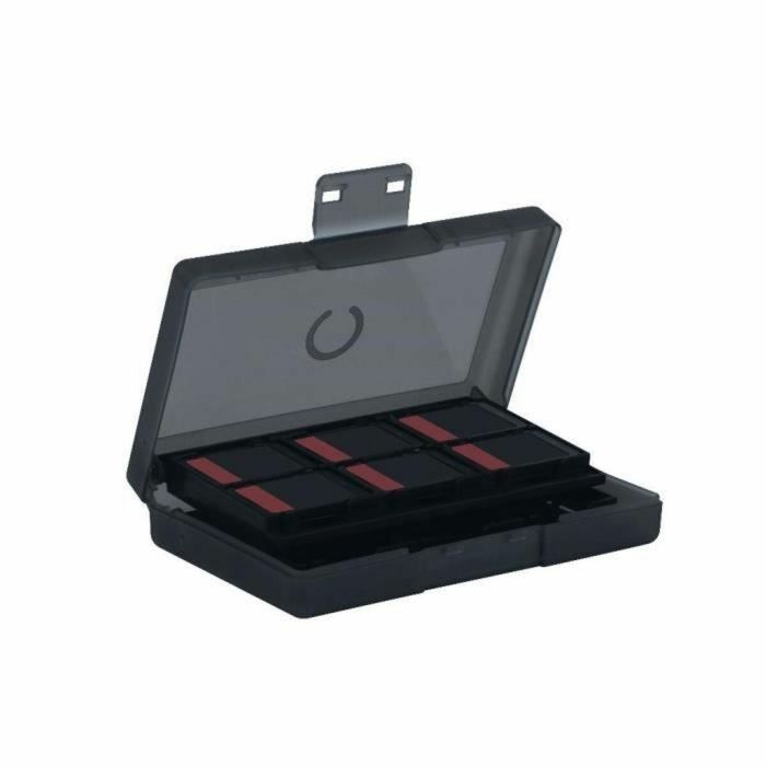Konix 3328170304443 Estuche protector y de transporte para cartuchos Nintendo Switch 2, a prueba de golpes, 24 compartimentos, negro Konix 3328170304443 Estuche protector y de transporte para cartuchos Nintendo Switch 2, a prueba de golpes, 24 compartimentos, negro