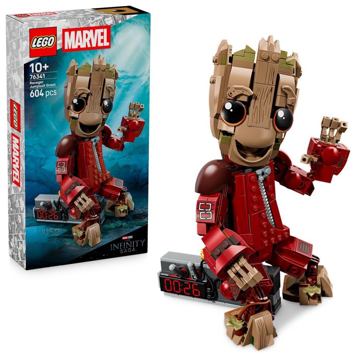 LEGO Marvel Groot con Traje de Saqueador 76341 Figura Coleccionable +10 Años 604 Piezas 0 LEGO Marvel Groot con Traje de Saqueador 76341 Figura Coleccionable +10 Años 604 Piezas 0