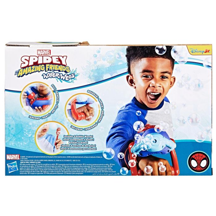 Spidey Water Webs Lanzaburbujas G0660 Marvel 5 Spidey Water Webs Lanzaburbujas G0660 Marvel 5