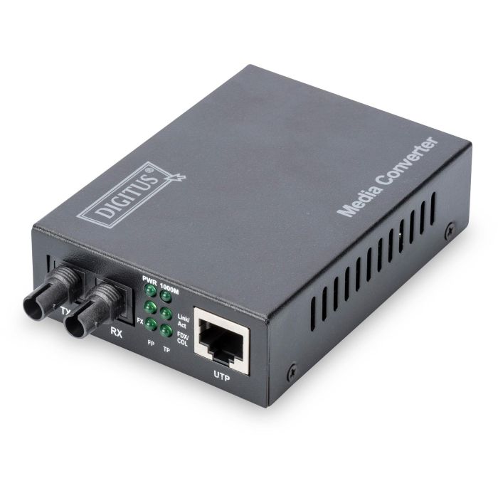 Digitus Convertidor de Medios Gigabit Multimodo RJ45/ST 1000 Mbit/s hasta 500m
