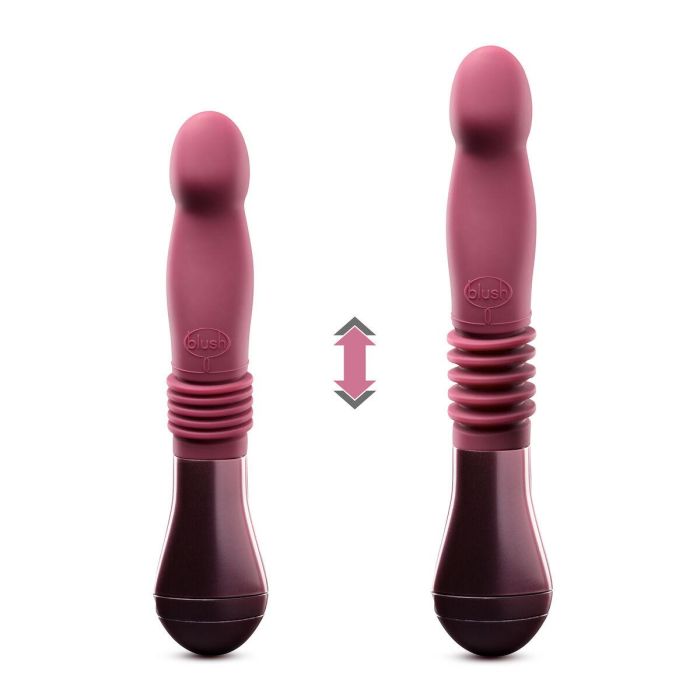 Vibrador Punto G Blush Temptasia Rojo 10 Vibrador Punto G Blush Temptasia Rojo 10