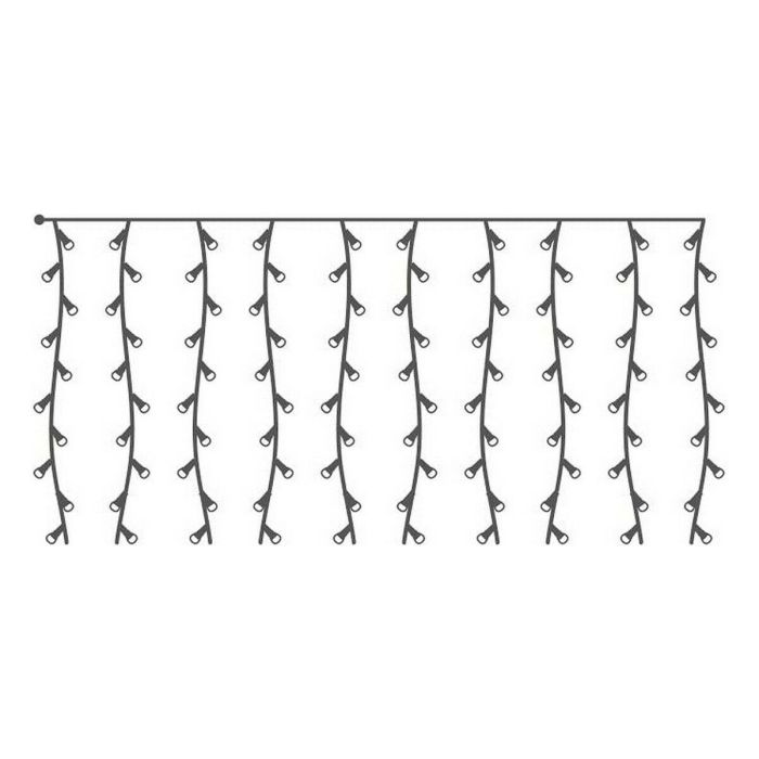 Cortina easy-connect 2x1m 10 tiras 100 leds blanco calido 30v (interior-exterior) total 1,8w Cortina easy-connect 2x1m 10 tiras 100 leds blanco calido 30v (interior-exterior) total 1,8w