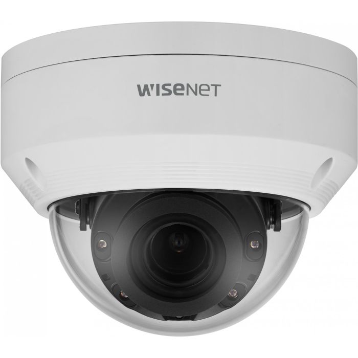 Hanwha Wisenet ANV-L7082R Cámara IP Domo 4MP para Interior/Exterior con Visión Nocturna y protección IK10