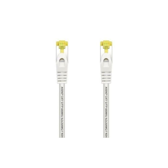 AISENS - CABLE DE RED LATIGUILLO RJ45 LSZH CAT.7 600 MHZ S/FTP PIMF AWG26, BLANCO, 1.0M 0 AISENS - CABLE DE RED LATIGUILLO RJ45 LSZH CAT.7 600 MHZ S/FTP PIMF AWG26, BLANCO, 1.0M 0