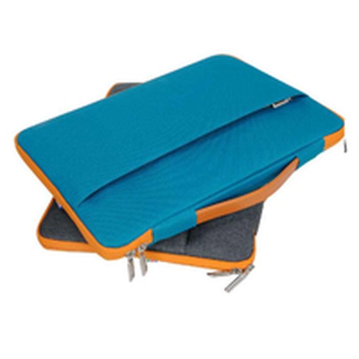 Maillon Technologique MTTOULOUSSE15BLUE Funda Portátil Toulousse 15.6" Azul Naranja con Asa y Bolsillo Frontal, Interior Aterciopelado 1 Maillon Technologique MTTOULOUSSE15BLUE Funda Portátil Toulousse 15.6" Azul Naranja con Asa y Bolsillo Frontal, Interior Aterciopelado 1
