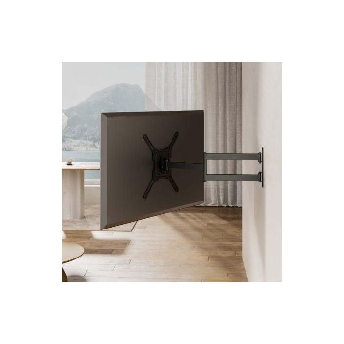 Aisens Soporte Pared WT65TSLE-383 Giratorio, Inclinable, Nivelable para Monitores y TV de 23-65" hasta 35kg Negro 3