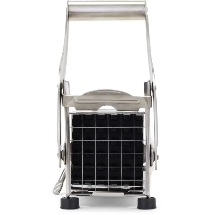 Livoo MEN410 Cortador de Papas Fritas de Acero Inoxidable con 2 Rejillas, Patas Antideslizantes y Ventosa 1