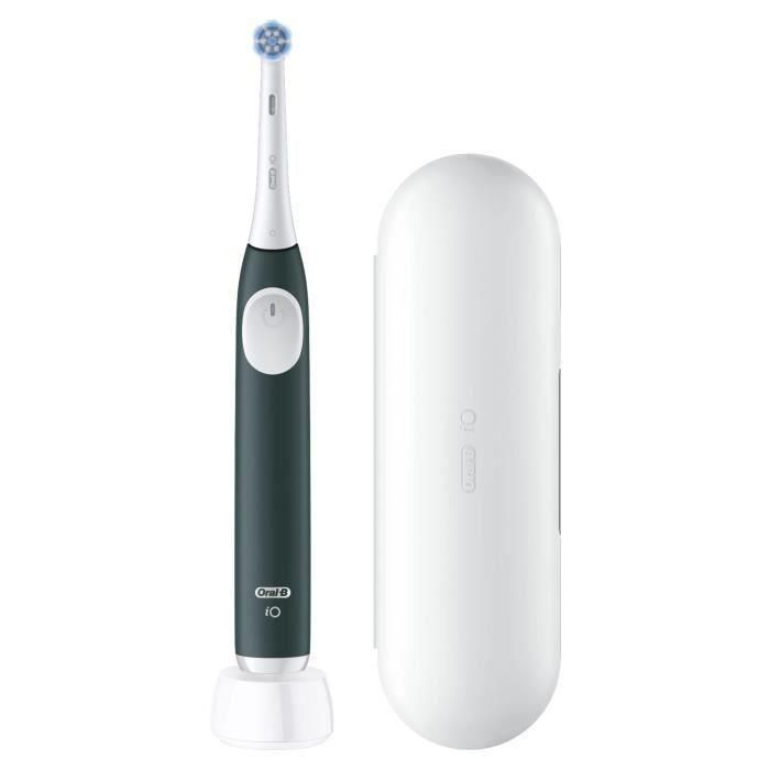 Cepillo de dientes eléctrico - ORAL B - Serie iO2 - Verde bosque + Estuche de viaje 1 Cepillo de dientes eléctrico - ORAL B - Serie iO2 - Verde bosque + Estuche de viaje 1