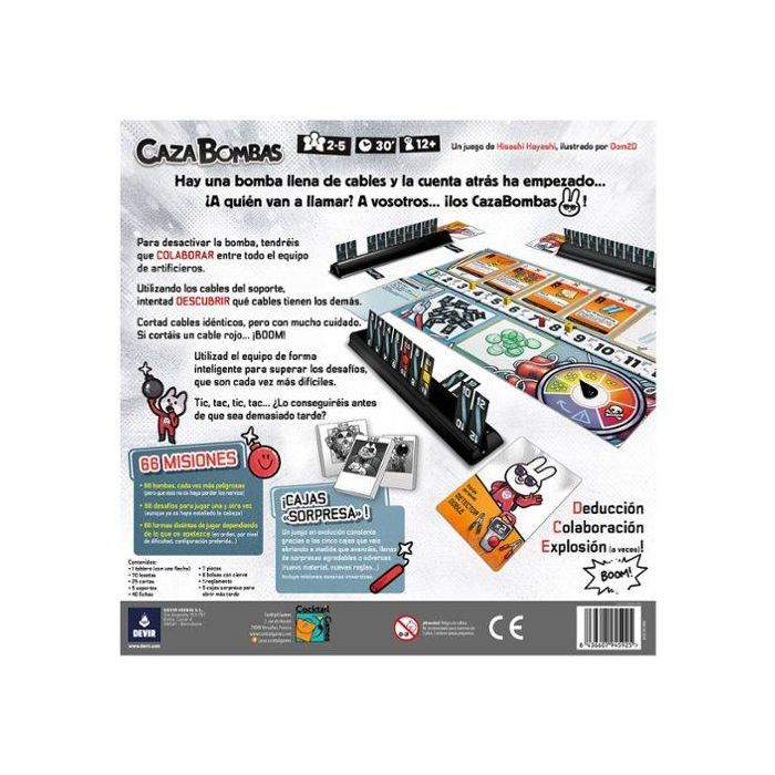 Juego Mesa Caza Bombas 3 Juego Mesa Caza Bombas 3