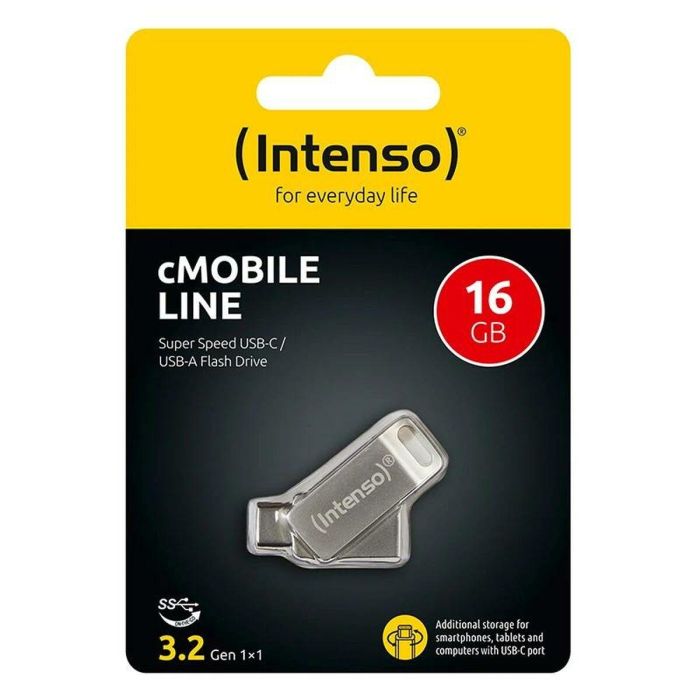Memoria USB INTENSO 3536491 128 GB Plateado 11 Memoria USB INTENSO 3536491 128 GB Plateado 11