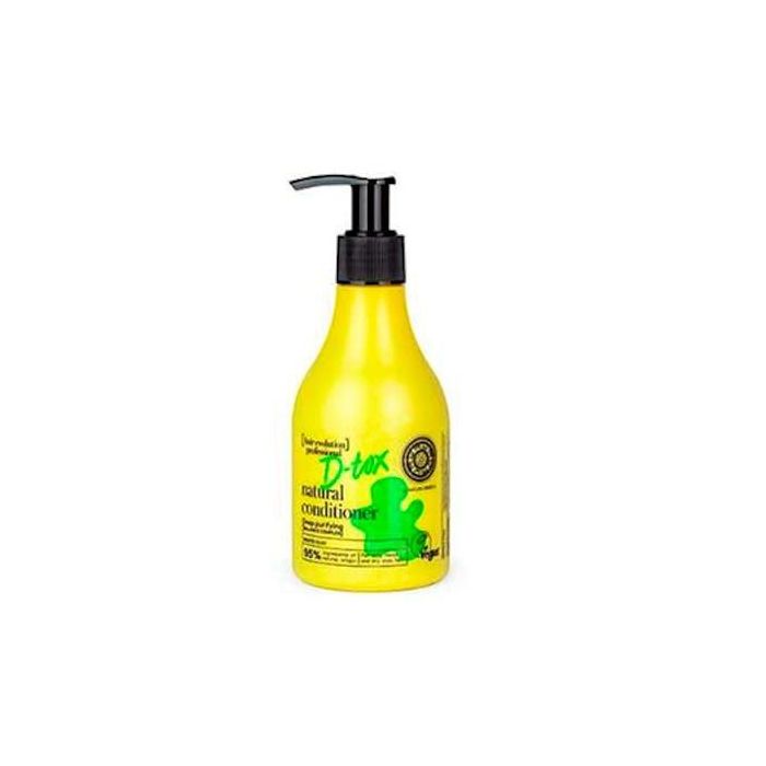 NATURA SIBERICA Hair Evolution D-Tox Arcilla Acondicionador 245ml - Hidrata, suaviza y da brillo natural al cabello - Vegano