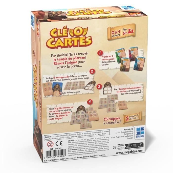 CLE'O'CARTES - MEGABLEU - Juego de mesa 1 CLE'O'CARTES - MEGABLEU - Juego de mesa 1