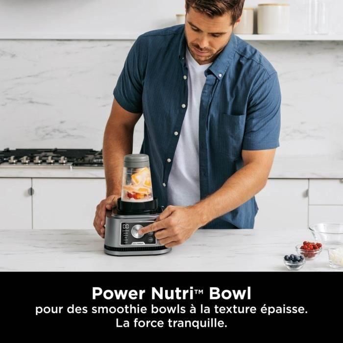 Batidora Ninja 3en1 - Jarra, Vaso y Bol 1200W, Auto-iQ, 10 Velocidades, Incluye Accesorios para Smoothies, Salsas y Masas, Modelo Power Nutri 4 Batidora Ninja 3en1 - Jarra, Vaso y Bol 1200W, Auto-iQ, 10 Velocidades, Incluye Accesorios para Smoothies, Salsas y Masas, Modelo Power Nutri 4