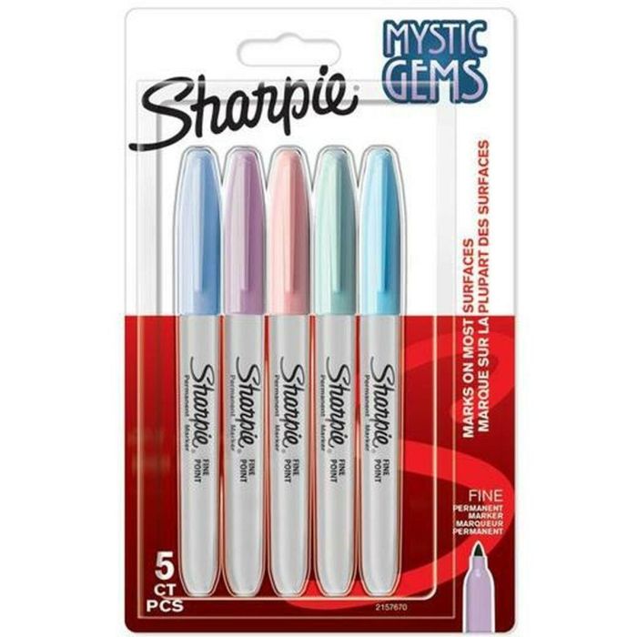 Set de Rotuladores Sharpie Mystic Gems Multicolor 5 Piezas (12 Unidades) 1